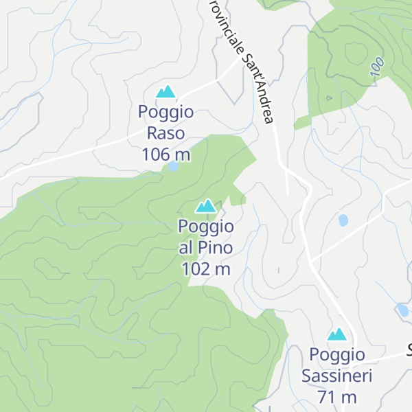 Map of Poggio al Pino