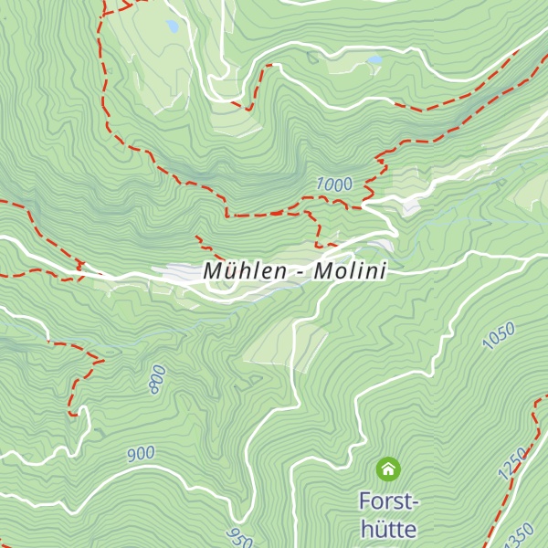 Map of zur Mühle / al Mulino