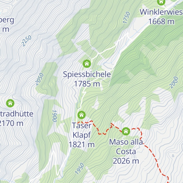 Map of Ebenbergalm