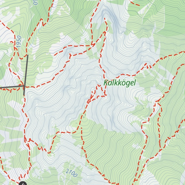 Map of Saile (Nockspitze) Vorgipfel