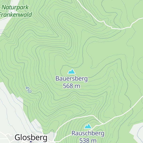 Map of Bauersberg