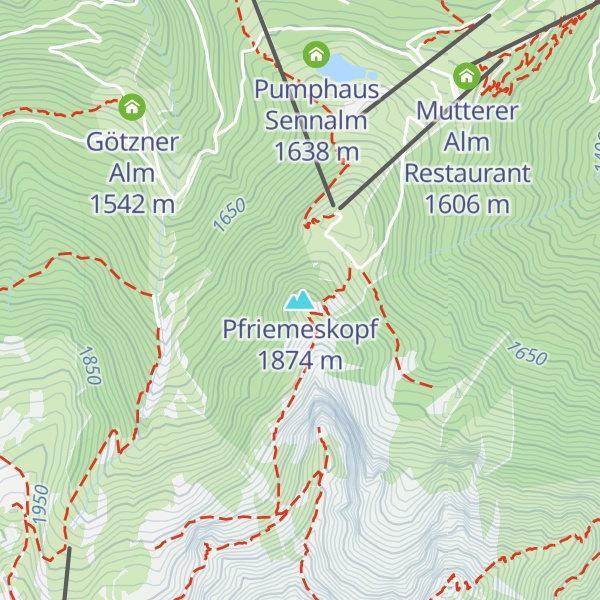 Map of Pfriemeskopf