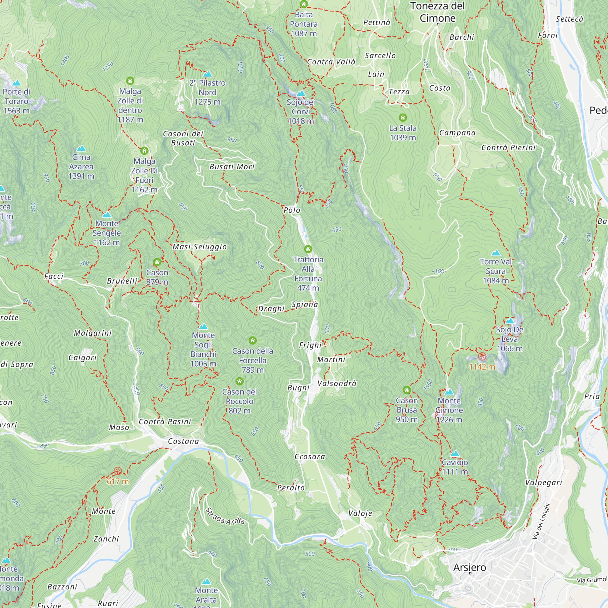 Chalet Fabrello map
