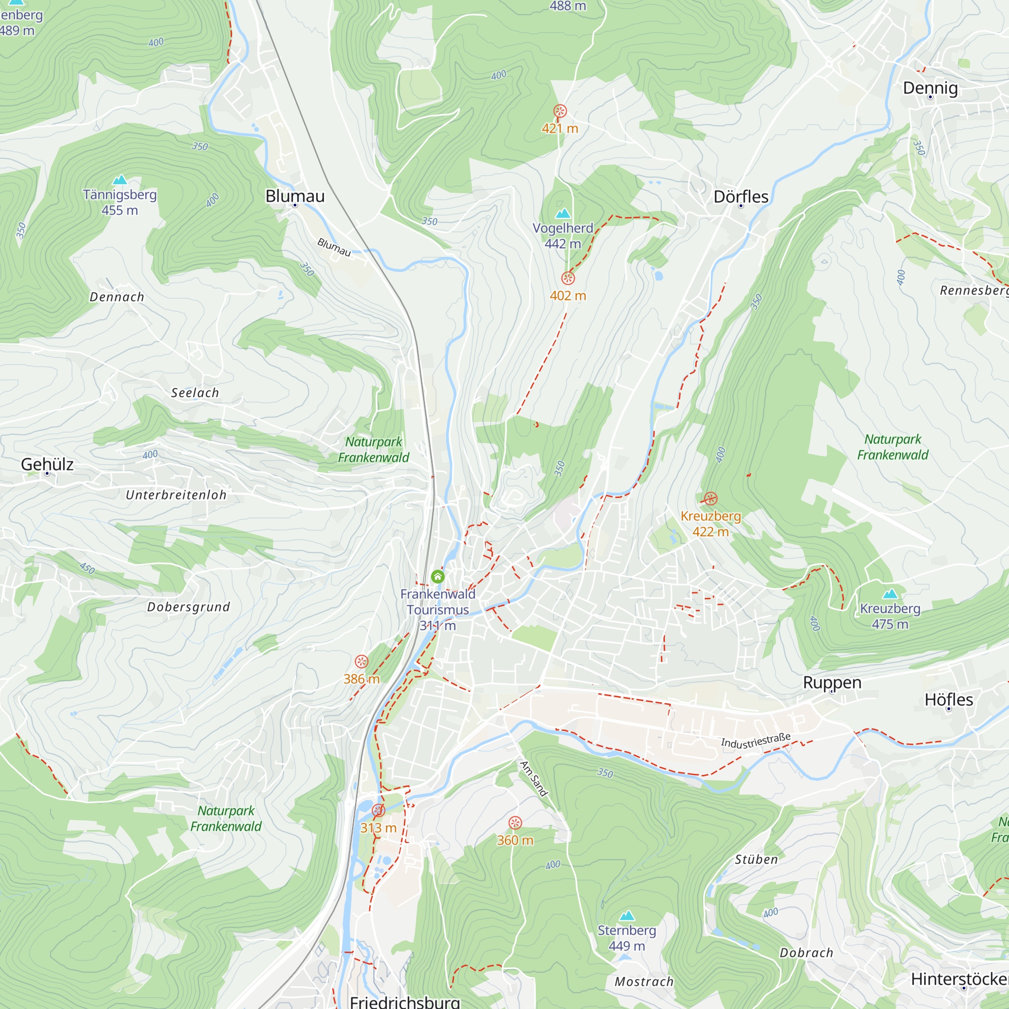 Besucherzentrum map