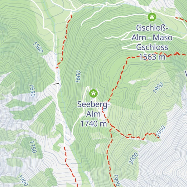 Map of Seeberg-Alm