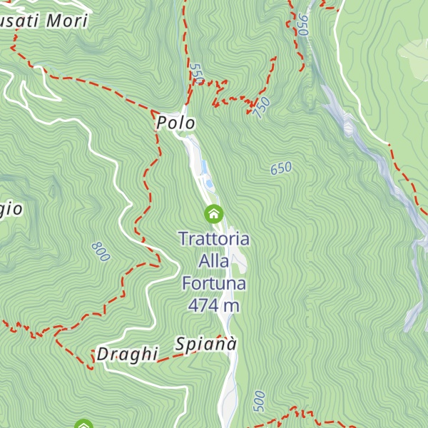 Map of Trattoria Alla Fortuna