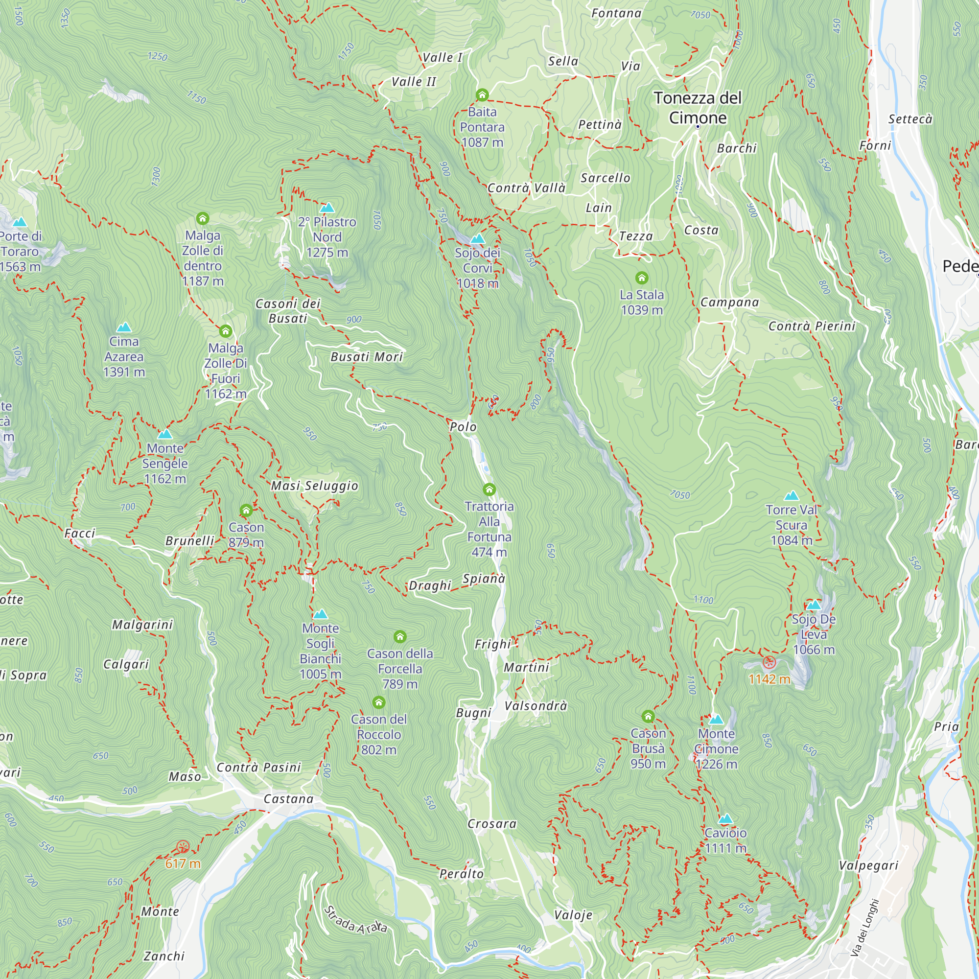 Trattoria Alla Fortuna map