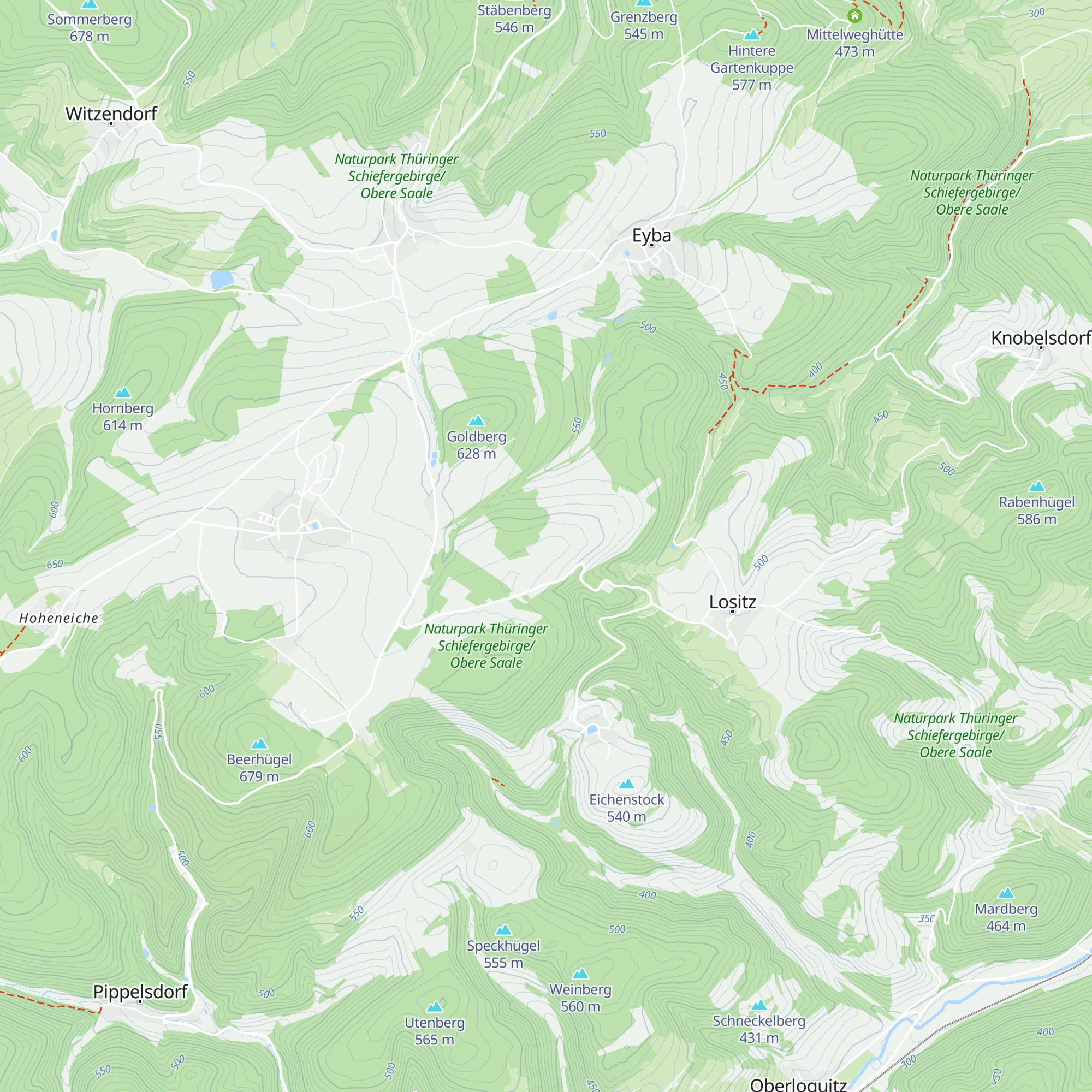 Hallelujahütte map