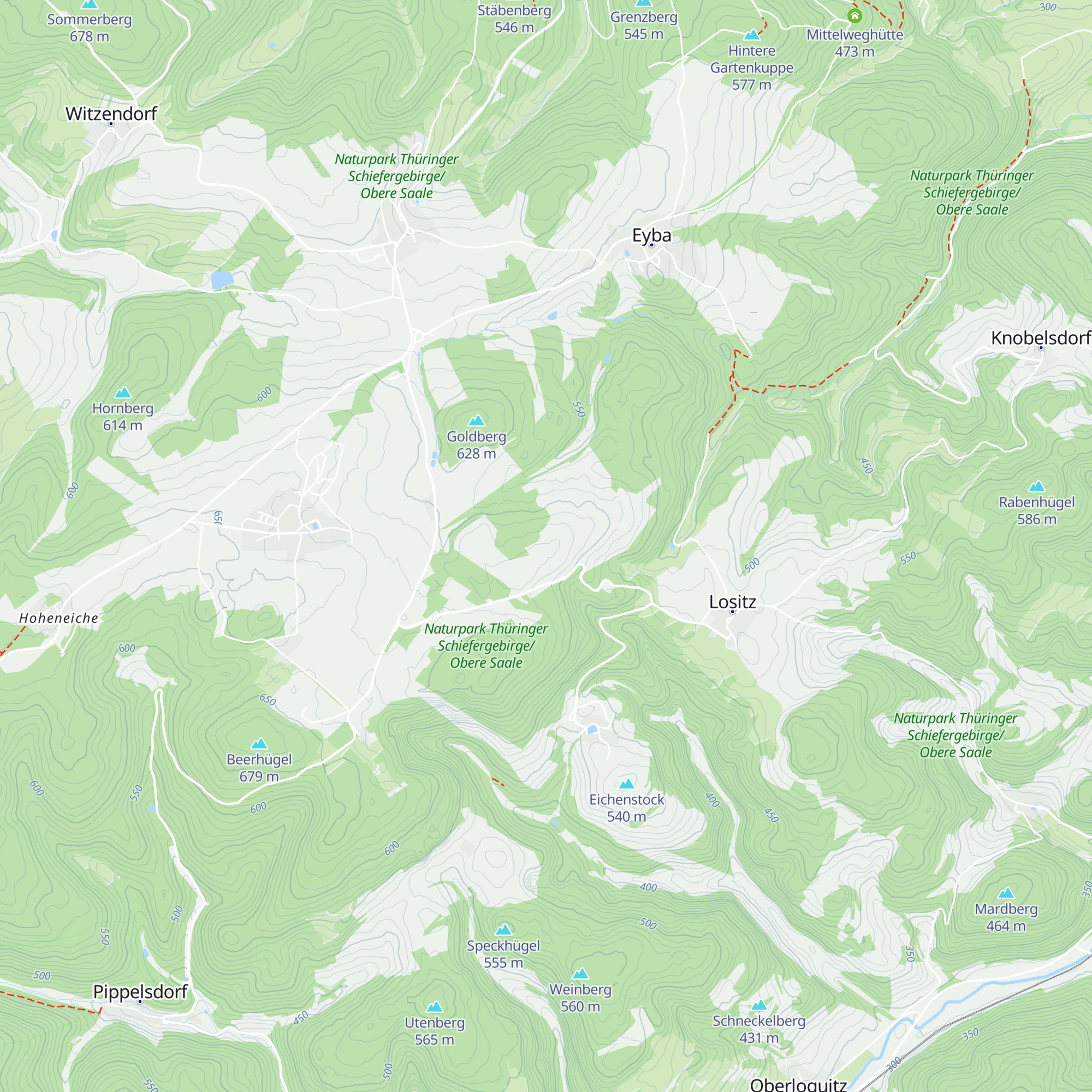 Hallelujahütte map