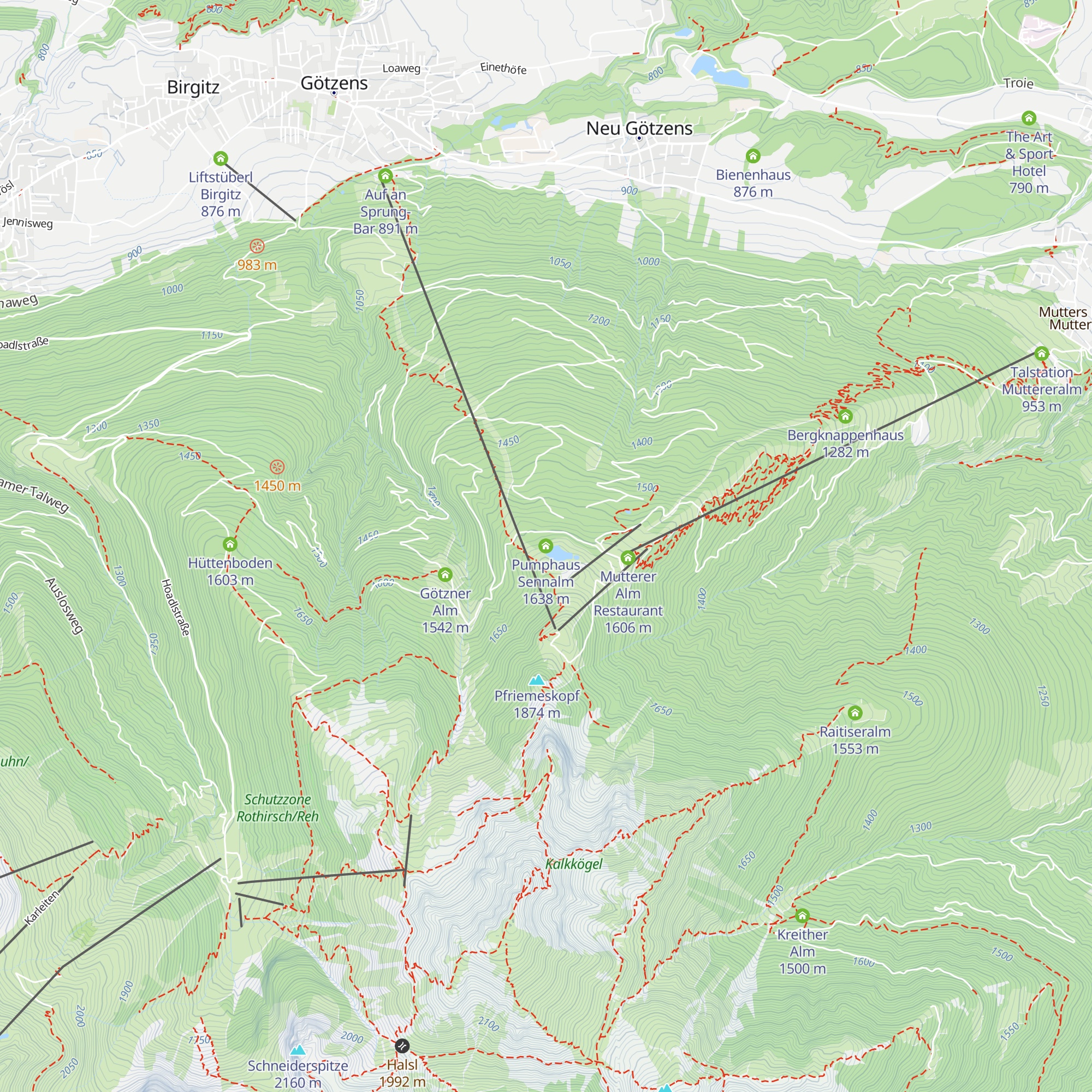 Pumphaus Sennalm map