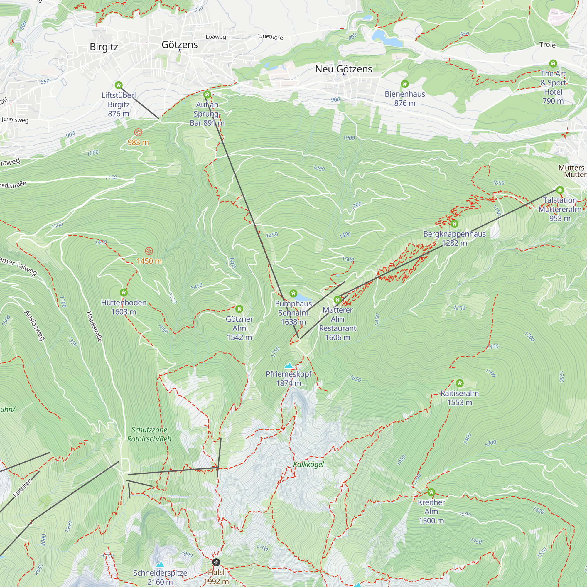 Pumphaus Sennalm map