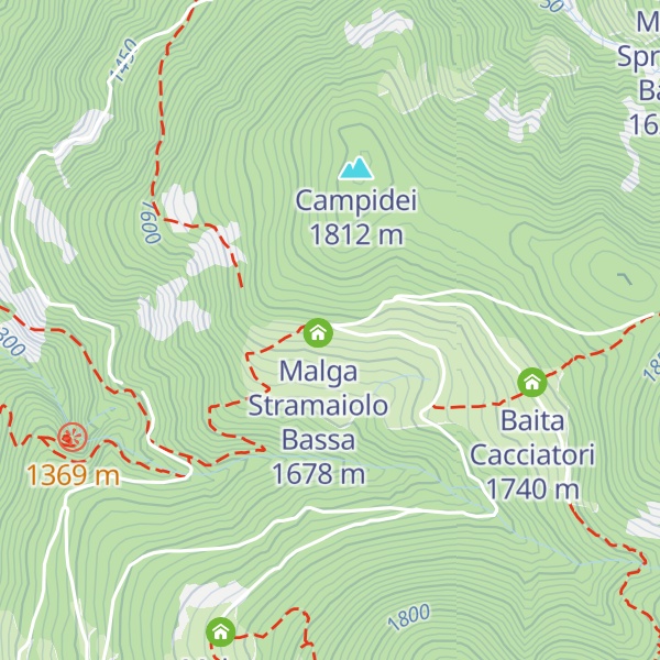 Map of Agritur Malga Stramaiolo