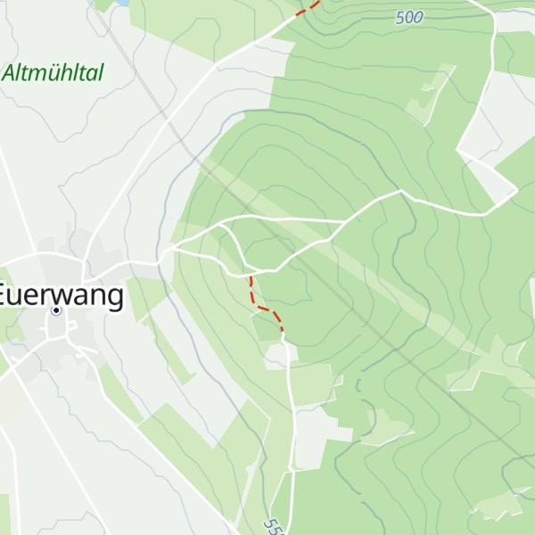 Map of Euerwanger Bühl