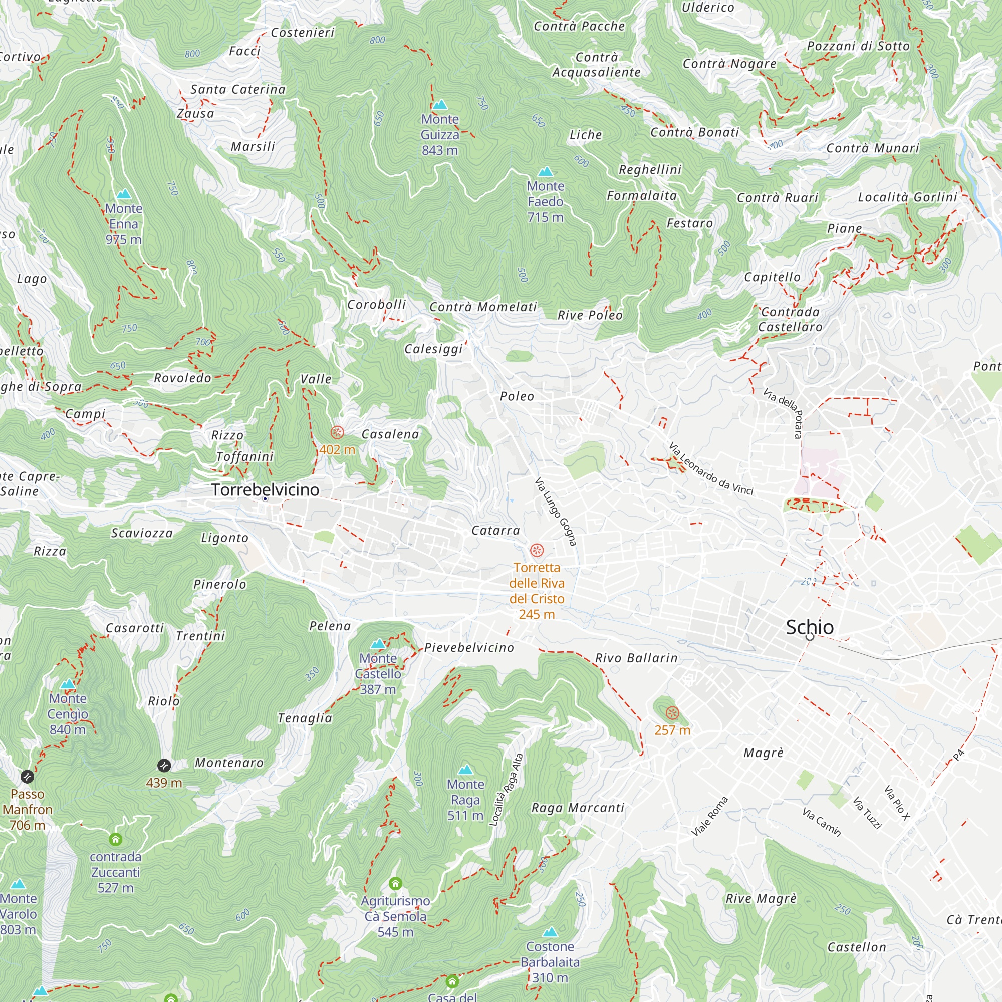 Podere La Torre map