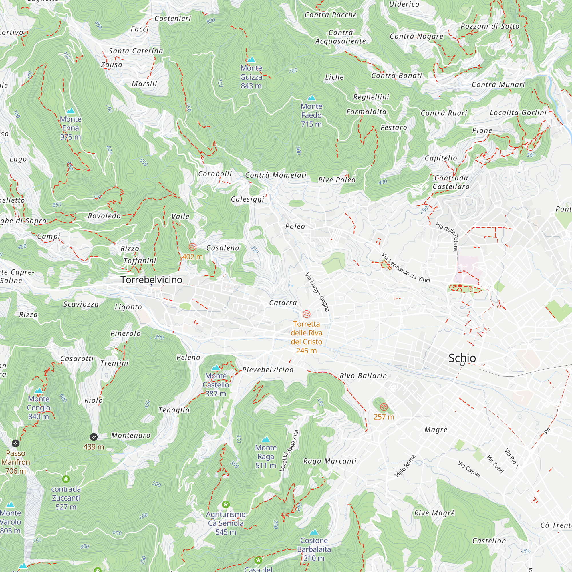 Podere La Torre map