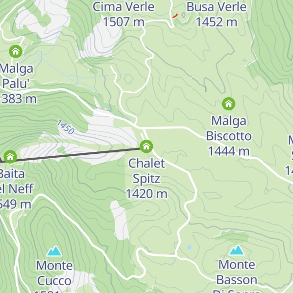 Map of Chalet Spitz