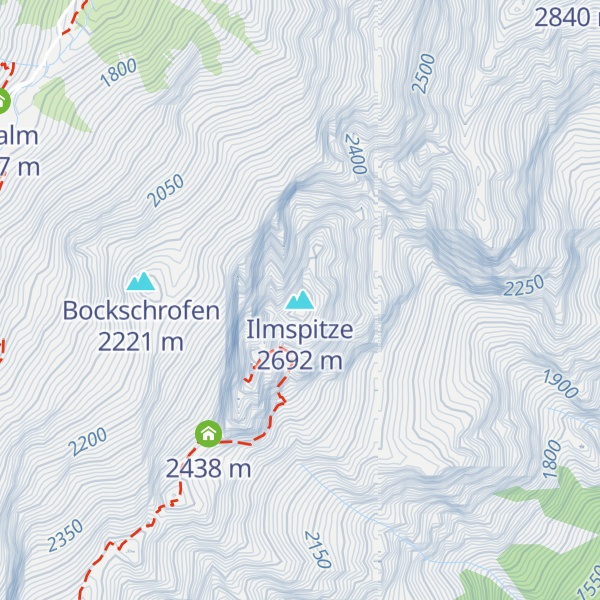 Map of Ilmspitze