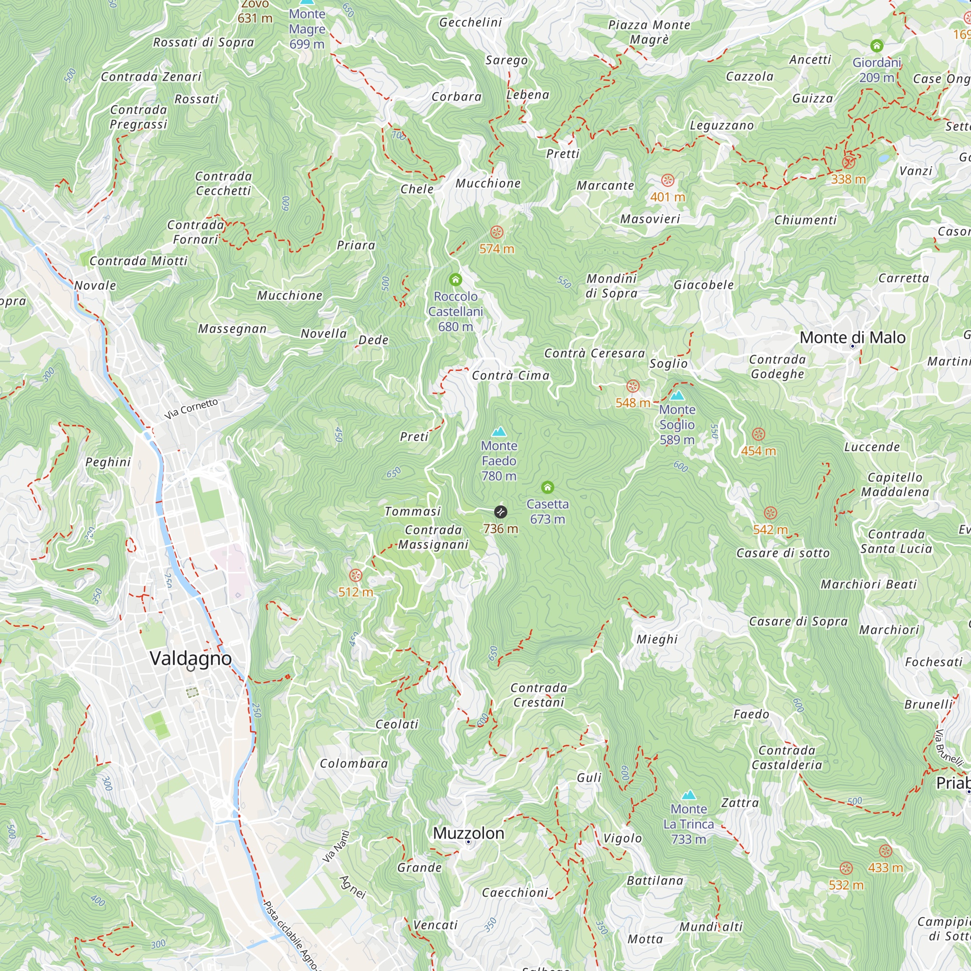 Baita della Croce map