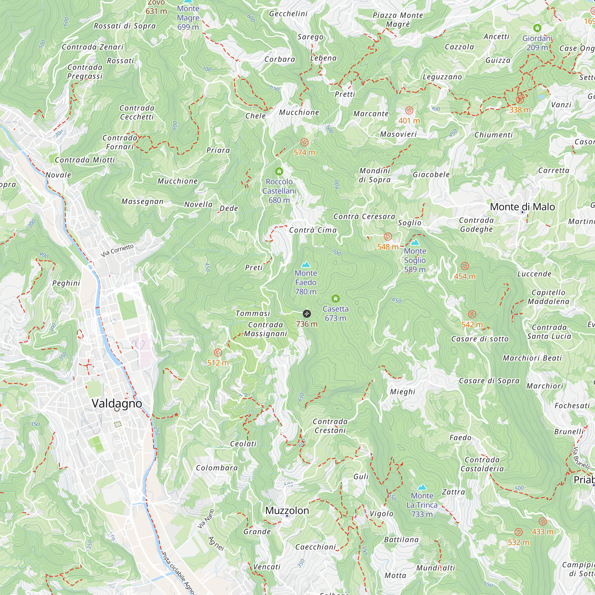 Baita della Croce map