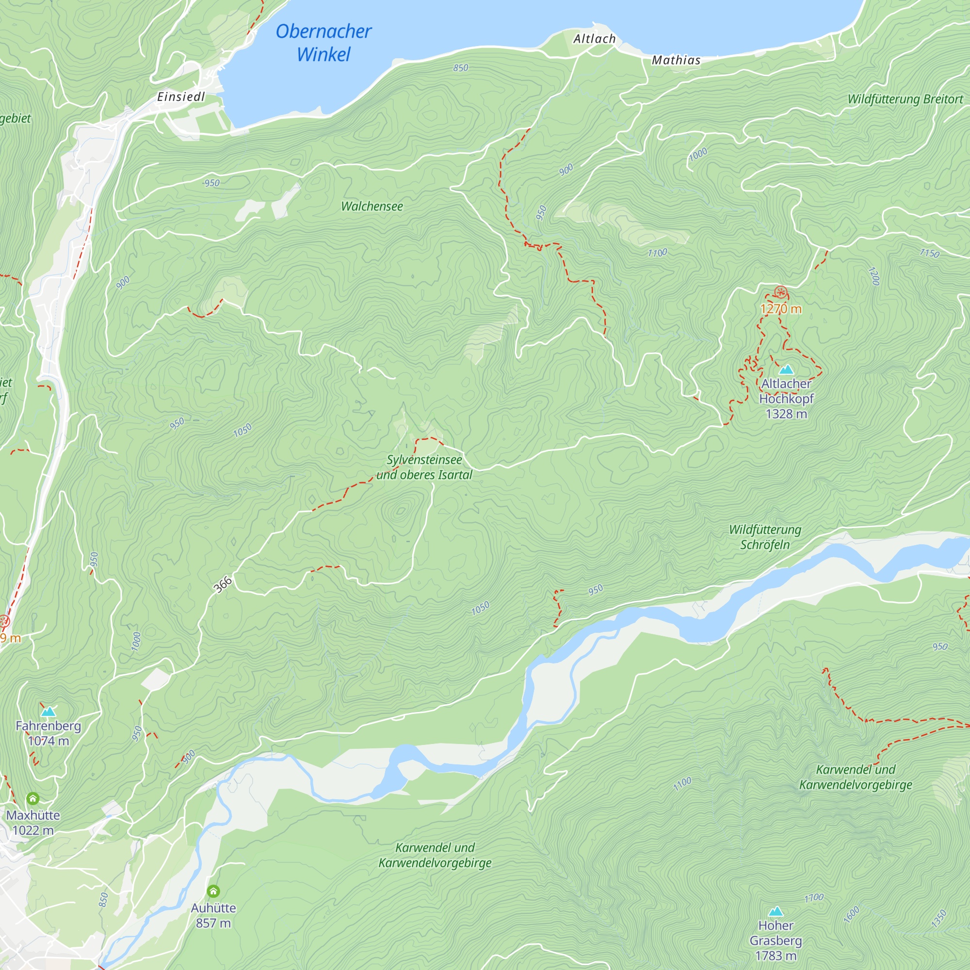 Urfelder Hütte map