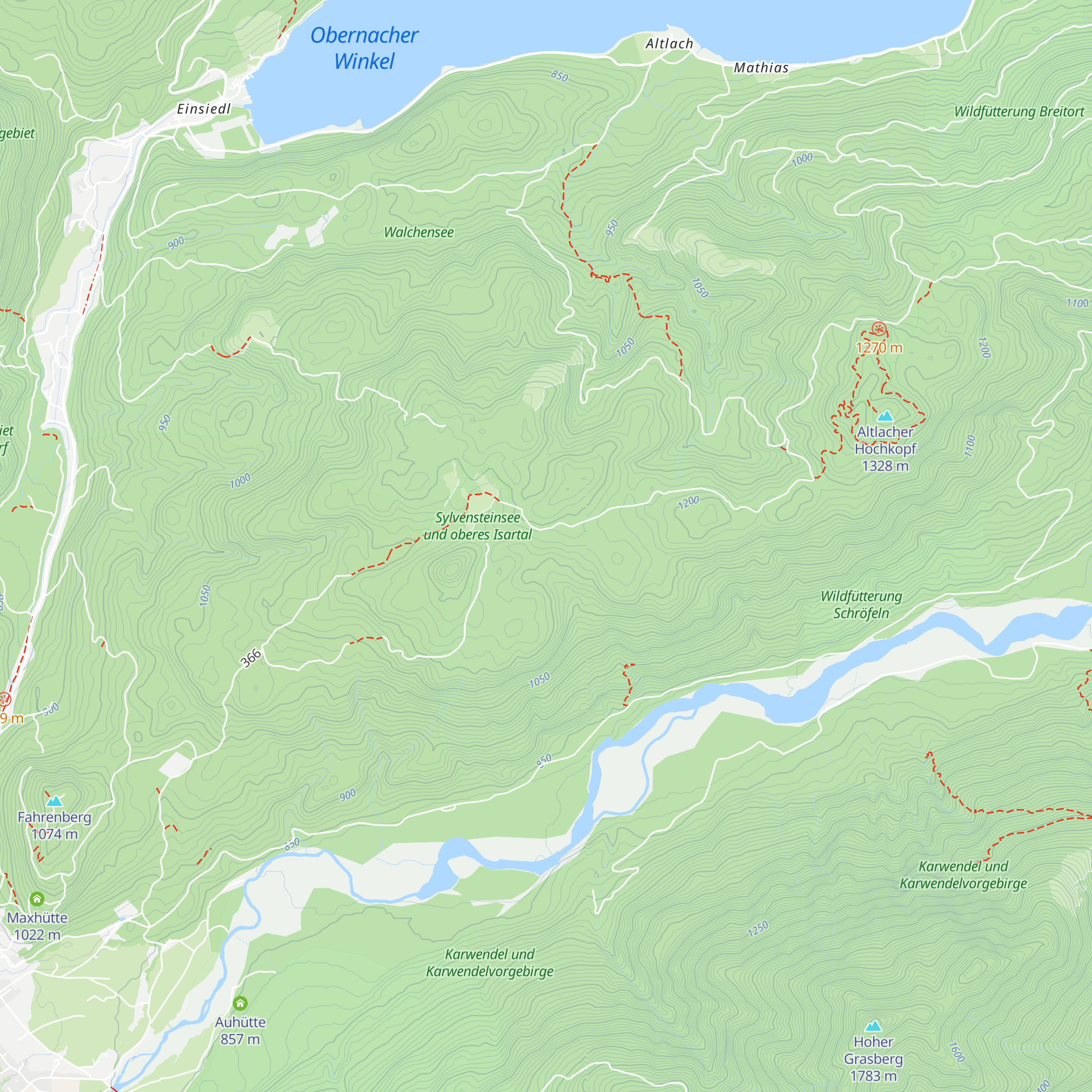 Urfelder Hütte map