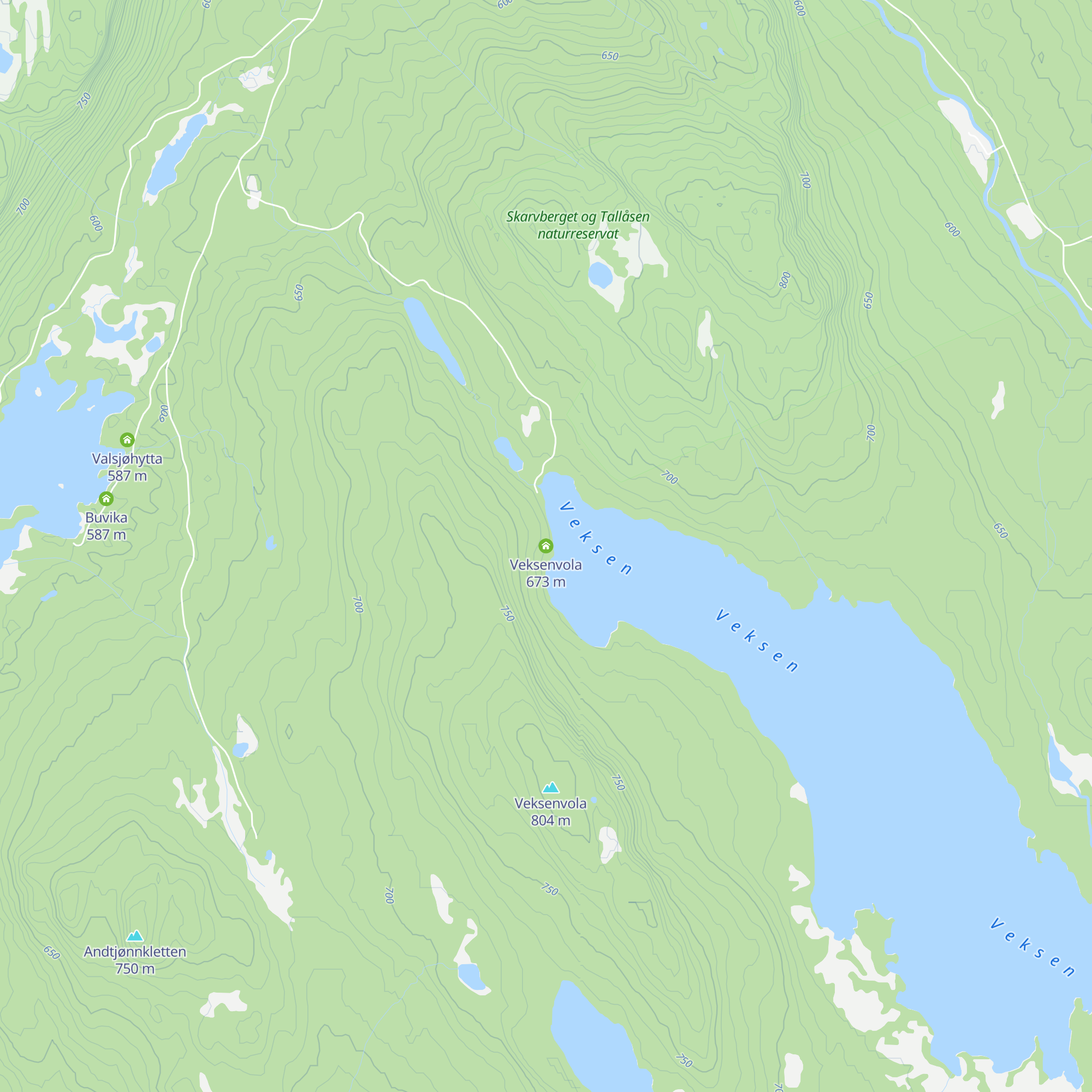 Veksenvola map