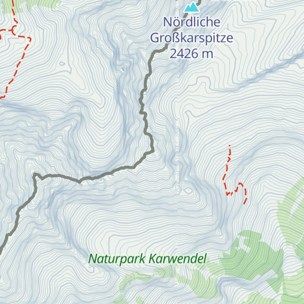 Map of Schönbergspitze