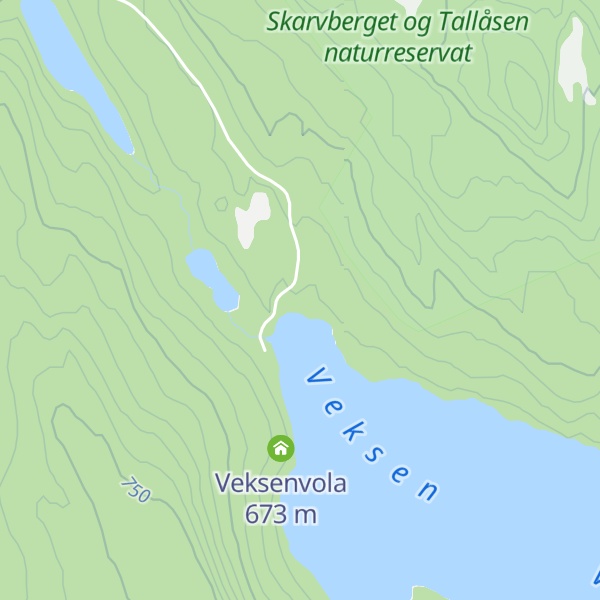 Map of Veksenvika