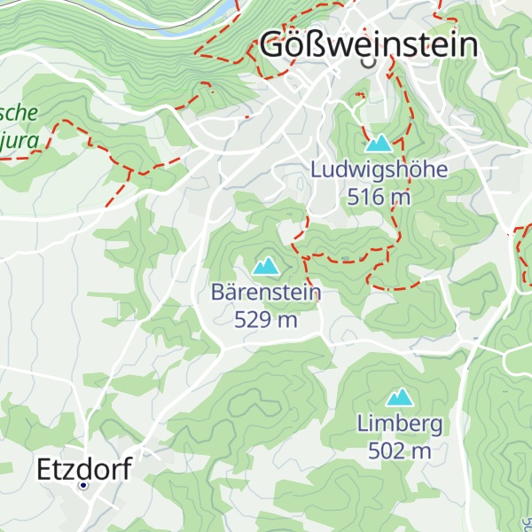 Map of Bärenstein