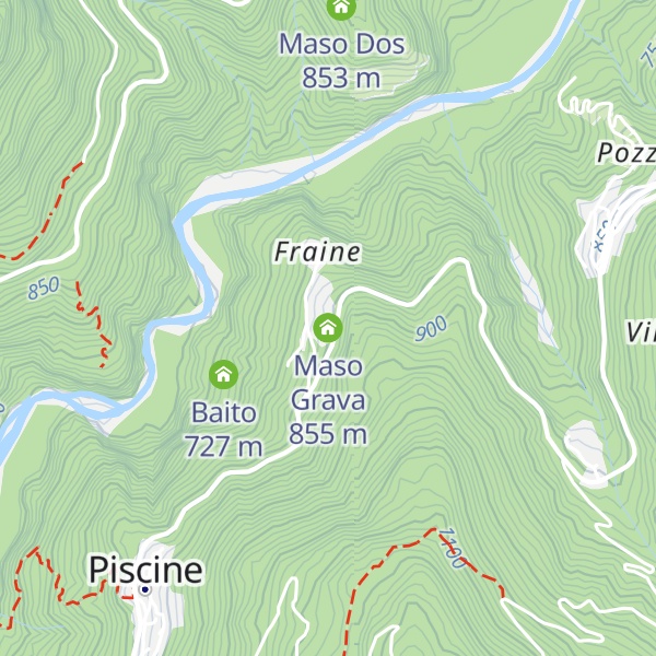 Map of Maso Grava
