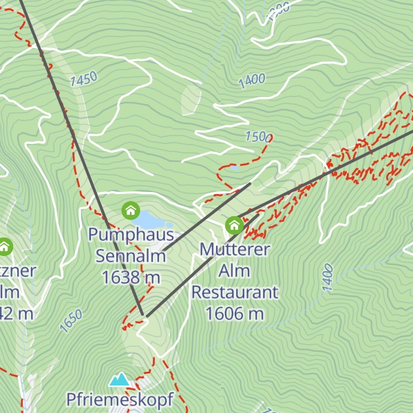 Map of Gasthof Sennalm