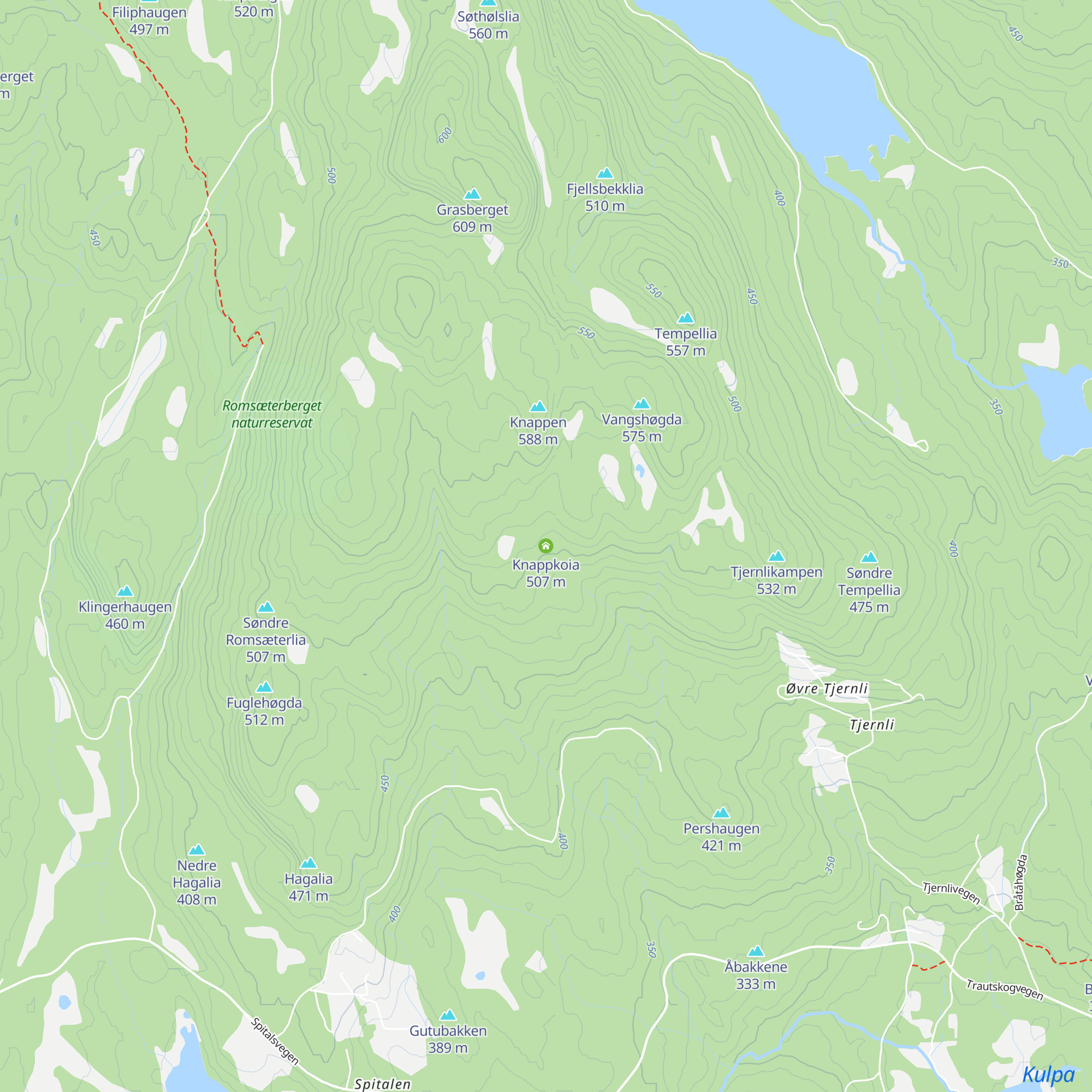 Knappkoia map