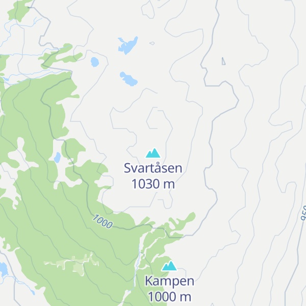 Map of Svartåsen
