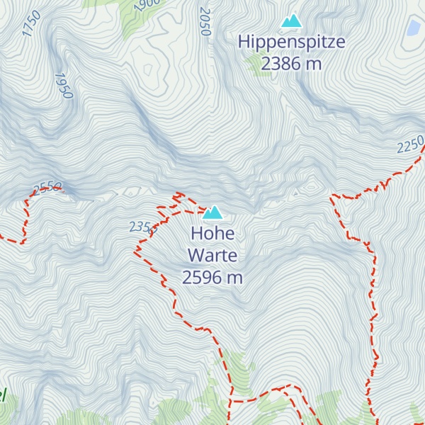 Map of Hohe Warte