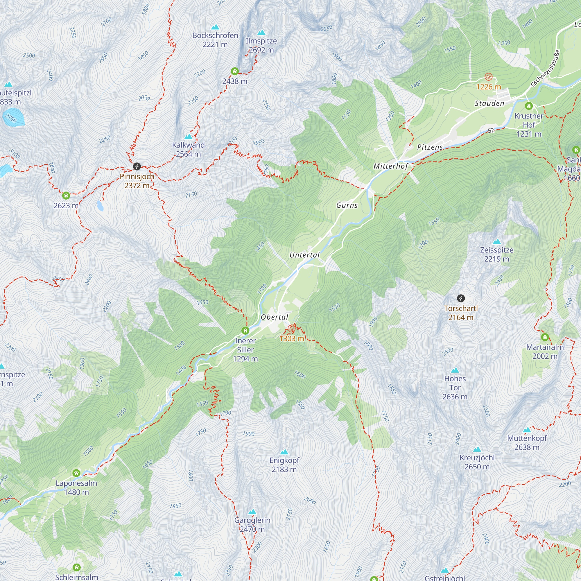 Jogglerhof map