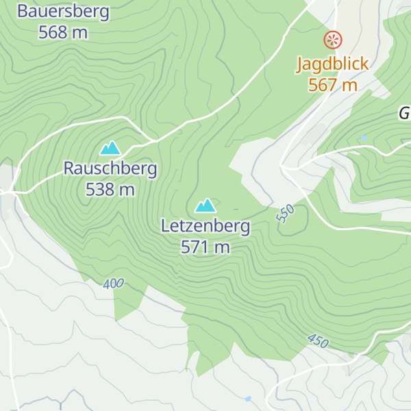 Map of Letzenberg