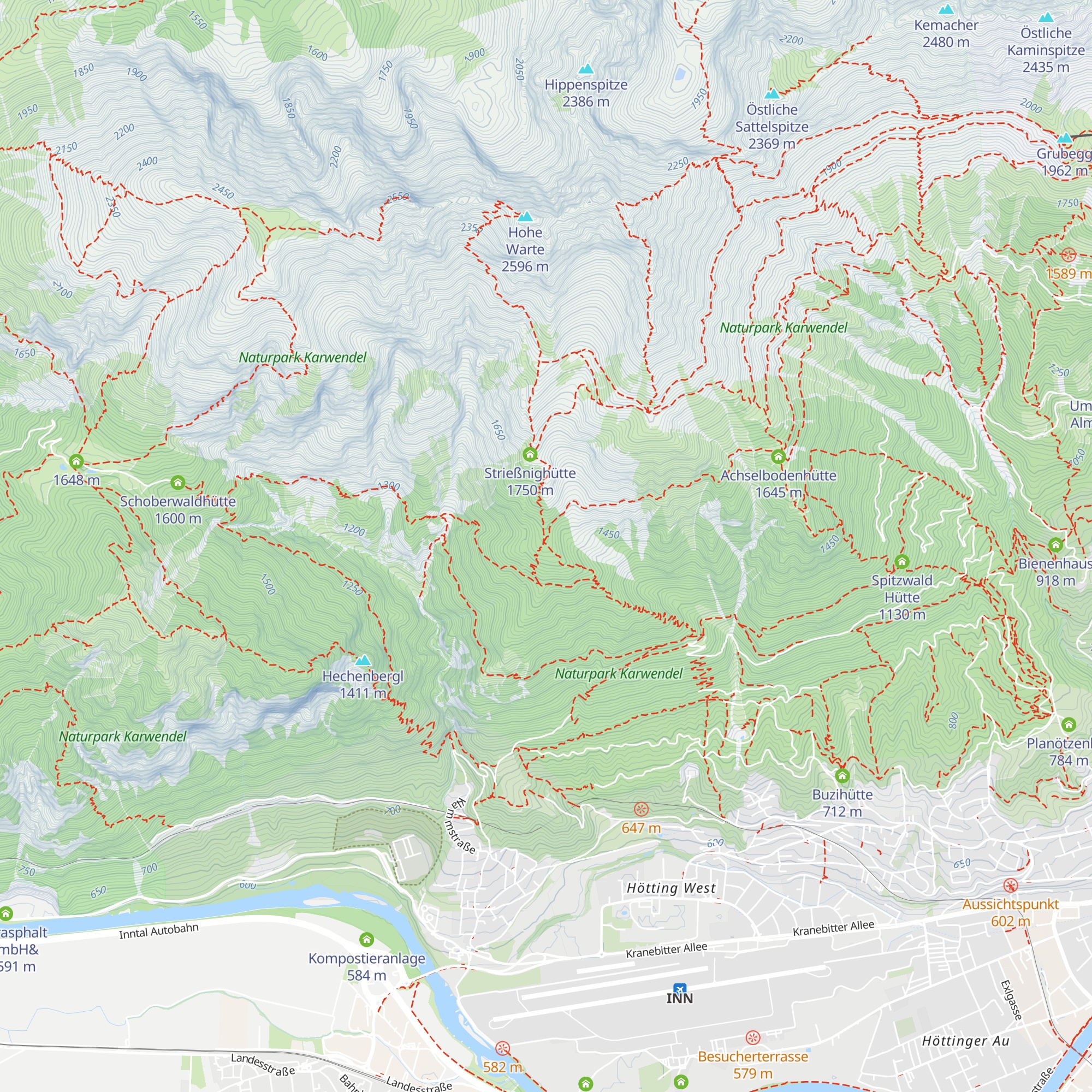 Aspachhütte map