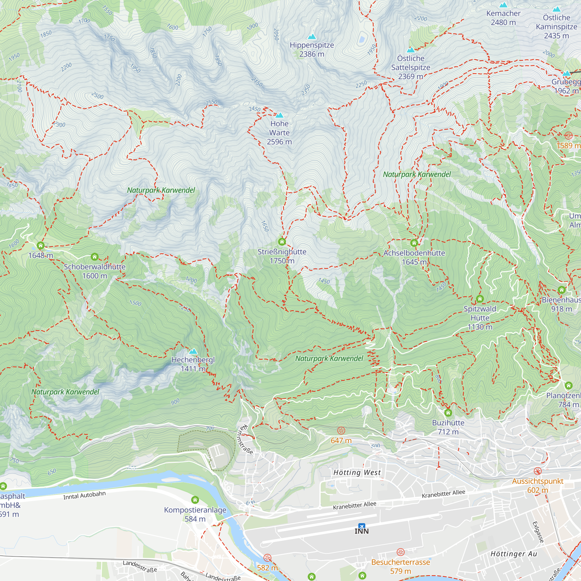 Aspachhütte map