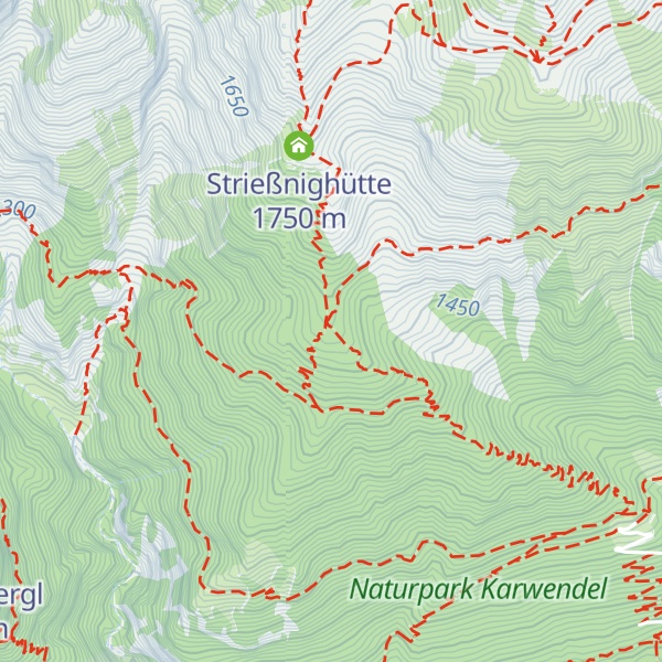 Map of Aspachhütte
