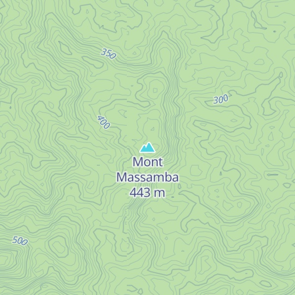 Map of Mont Massamba