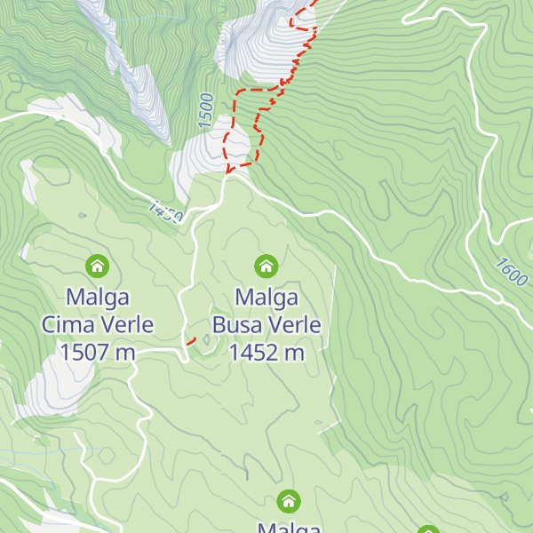 Map of Malga Busa Verle