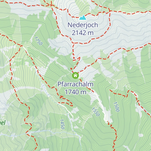 Map of Pfarrachalm