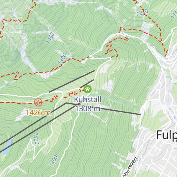 Map of Fronebenalm