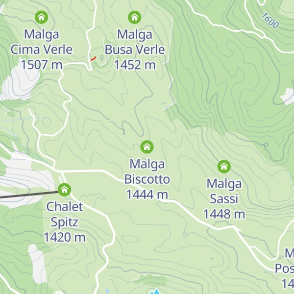 Map of Malga Biscotto