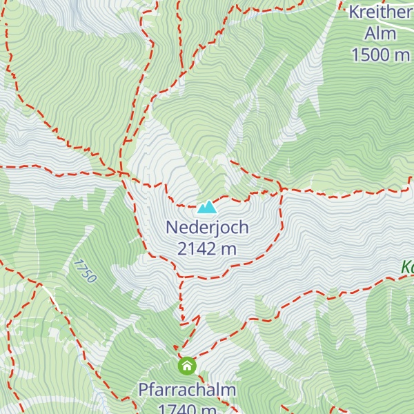 Map of Nederjoch