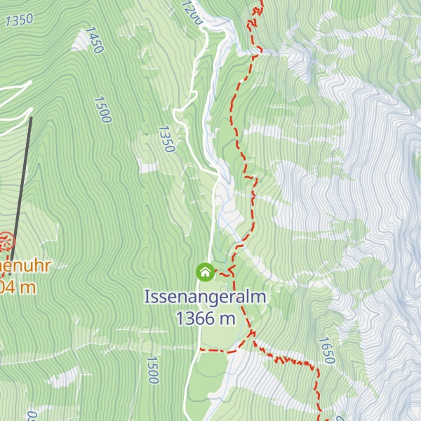 Map of Herzebener Alm