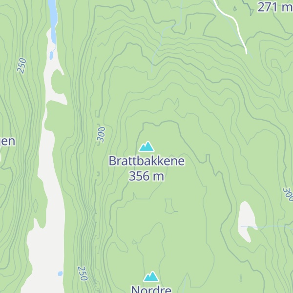 Map of Brattbakkene