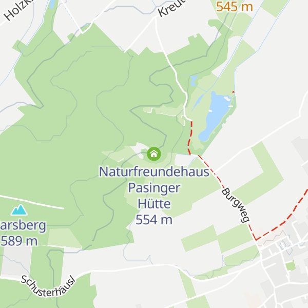 Map of Naturfreundehaus Pasinger Hütte