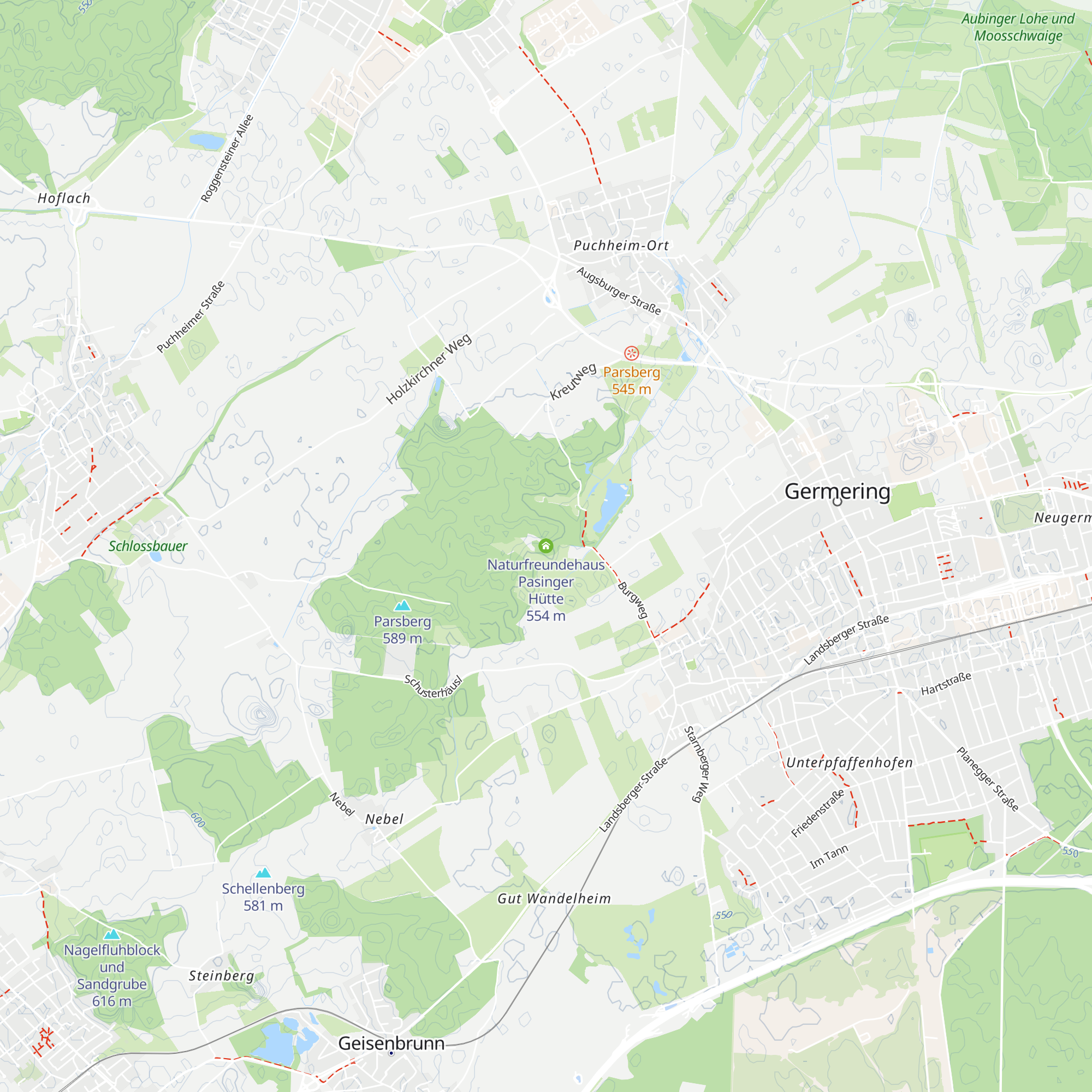 Naturfreundehaus Pasinger Hütte map