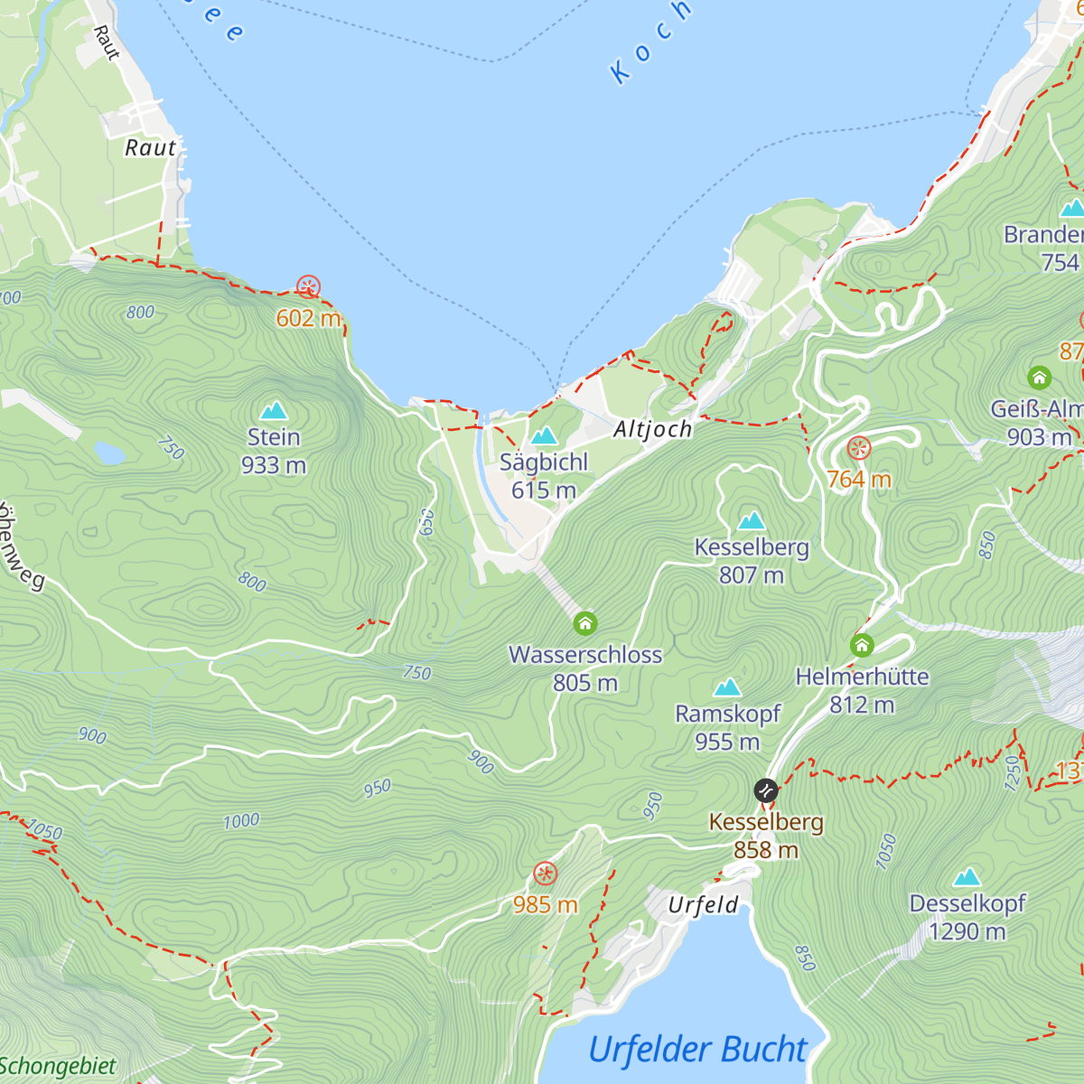 Uniper Informationszentrum Walchenseekraftwerk map